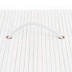 Bamboo Laundry Basket with Single Section White