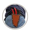 Pruner Holster Pruning Shears Hanging Pouch PU Leather Pliers Pruner Holder for Hand Pruner Garden Shears Clippers