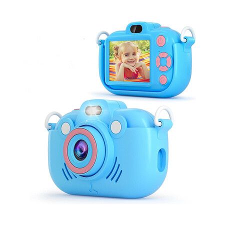 Kids Camera, 2.7K 36MP Digital Camera for Boys Girls Toddlers Age 3 to 10  Blue