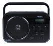 Laser DG200 DAB+ Portable Digital Radio with FM and Scrolling LCD Display Screen - Black