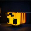 Minecraft Yellow Bee Figural - LED Mood Light | Bedside Desk Lamp | Home Decor Accessories & Room Essentials | Official Collectible Video Game