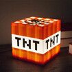 Minecraft TNT Block USB LED Night Light Cube - Decorative, Fun, Safe, and Awesome Toy Night Lamp for Kids, Teens - Great for Home Bedroom, Living Room