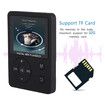 USB 2.0 Mini MP3 MP4 Player, Mini Music Player with Headphones for Running (Black)