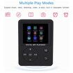 USB 2.0 Mini MP3 MP4 Player, Mini Music Player with Headphones for Running (Black)