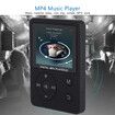 USB 2.0 Mini MP3 MP4 Player, Mini Music Player with Headphones for Running (Black)