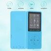 Mp3 Player, Mini Plug Card Video MP4 1.8 Inch Max Support 32GB for Running (Blue)