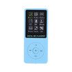 Mp3 Player, Mini Plug Card Video MP4 1.8 Inch Max Support 32GB for Running (Blue)