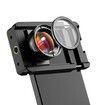 Macro Lens Kit 10X Macro Lens + CPL Filter with Multi-Function Lens Clip Phone Lens Attachment for Smartphone