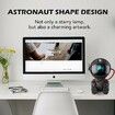 Astronaut Projector Light, Galaxy Projector for Bedroom, Star Projector,Kids Night Light, Boys Girls Room Decor, Playroom, Home Theater, Ceiling (Black)