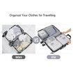 6Pcs Travel Luggage Packing Organizer, Packing Cubes, Luggage Organizer Bag (Grey)