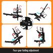 2 Ebike Rack Mountain Bicycle Carrier Stand Rear Electric Car Mount Storage Platform Holder 2 Inch Foldable Tilt with Lock