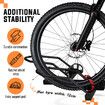 2 Ebike Rack Mountain Bicycle Carrier Stand Rear Electric Car Mount Storage Platform Holder 2 Inch Foldable Tilt with Lock