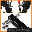 2 Ebike Rack Mountain Bicycle Carrier Stand Rear Electric Car Mount Storage Platform Holder 2 Inch Foldable Tilt with Lock