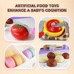 Pretend Kitchen Play Role Cooking Toys Set Children Cookery Cookware Playset Plastic Accessories Kids Toddler Gift Brown