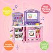 Pretend Kitchen Play Role Cooking Toys Set Children Cookery Cookware Playset Plastic Accessories Kids Toddler Gift Pink