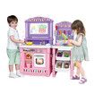 Pretend Kitchen Play Role Cooking Toys Set Children Cookery Cookware Playset Plastic Accessories Kids Toddler Gift Pink