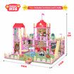 Doll House Barbie Dream Play Furniture Playhouses Toys Dollhouse Princess Castle Light With  Elevator 6 Rooms 2 Stories 73cm