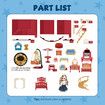 Doll House Dream Play Furniture Playhouses Toys Dollhouse Princess Castle Light 22 Rooms 4 Stories 67cm