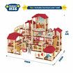 Doll House Dream Play Furniture Playhouses Toys Dollhouse Princess Castle Light 22 Rooms 4 Stories 67cm