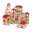 Doll House Dream Play Furniture Playhouses Toys Dollhouse Princess Castle Light 22 Rooms 4 Stories 67cm