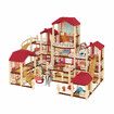 Doll House Dream Play Furniture Playhouses Toys Dollhouse Princess Castle Light 22 Rooms 4 Stories 67cm