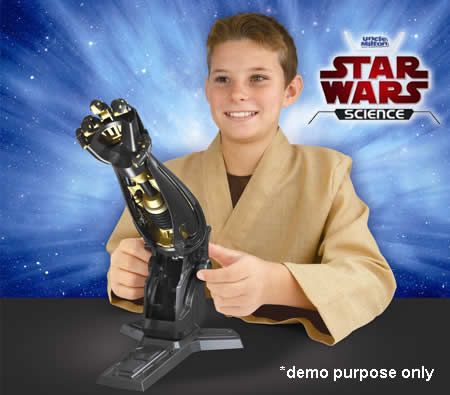 Uncle Milton Star Wars Science Darth Vader Robotic Arm Kids Toy Set