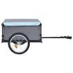 Bike Cargo Trailer Black and Blue 65 kg