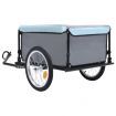 Bike Cargo Trailer Black and Blue 65 kg