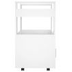 Kitchen Trolley White 60x45x80 cm Engineered Wood