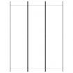 3-Panel Room Divider White 150x200 cm Fabric