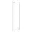 3-Panel Room Divider White 150x200 cm Fabric