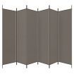 6-Panel Room Divider Anthracite 300x220 cm Fabric