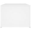 Coffee Table White 100x50x36 cm Engineered Wood