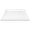 Square ABS Shower Base Tray White 80x80 cm