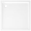 Square ABS Shower Base Tray White 80x80 cm