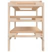 Wine Rack 109.5x30x42 cm Solid Wood Pine