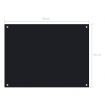 Kitchen Backsplash Black 80x60 cm Tempered Glass