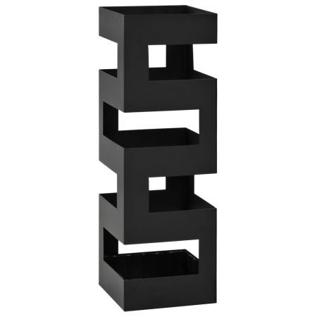 Umbrella Stand Tetris Steel Black