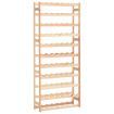 Wine Rack for 77 Bottles Solid Wood Pine