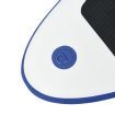 Inflatable Stand Up Paddleboard with Sail Set Blue and White