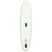 Inflatable Stand Up Paddleboard with Sail Set Green and White