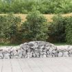 Arched Gabion Basket 300x50x40/60 cm Galvanised Iron