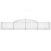 Arched Gabion Basket 300x50x40/60 cm Galvanised Iron