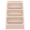 Folding Dog Stairs Cream 62x40x49.5 cm