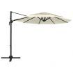 4-Tier Parasol with Aluminium Pole Sand 3x3 m