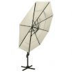 4-Tier Parasol with Aluminium Pole Sand 3x3 m
