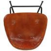 Bar Stools 4 pcs Brown Real Leather