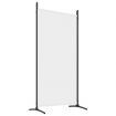 4-Panel Room Divider White 346x180 cm Fabric