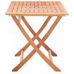 Folding Garden Table 120x70x75 cm Solid Eucalyptus Wood