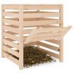 Composter 63.5x63.5x77.5 cm Solid Wood Pine